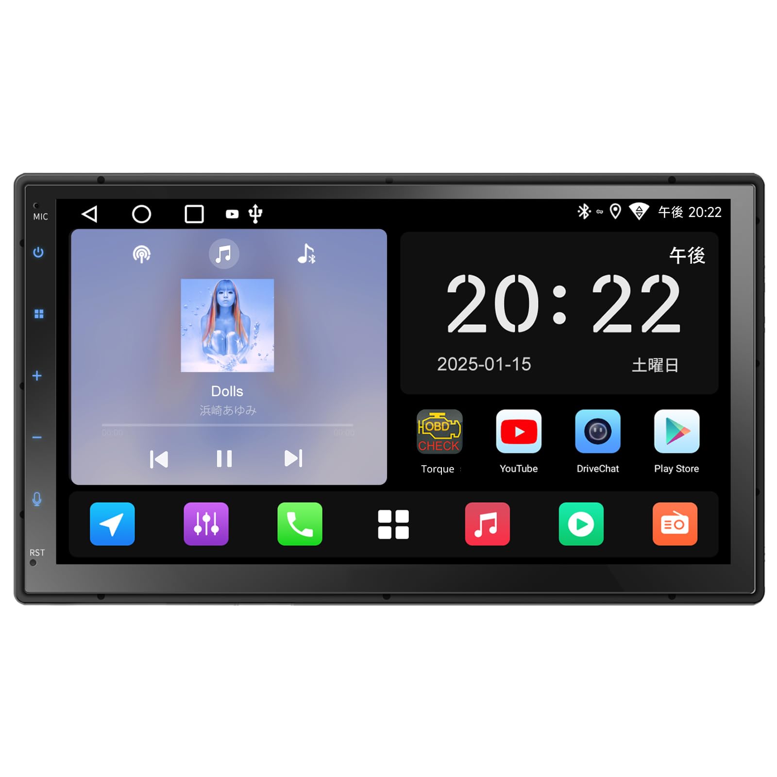 Amazon.co.jp: ATOTOLIFE 2DINディスプレイオーディオ